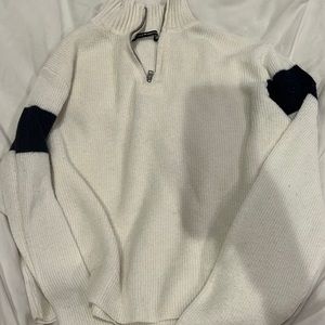 Brandy Melville cropped quarter zip jacket